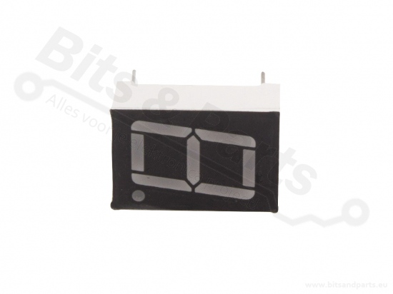 Digit display LED 7-segments 1.4cm blue - single common cathode